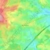 Mapa topográfico Bercheux, altitude, relevo