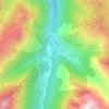 Mapa topográfico Jouliane, altitude, relevo