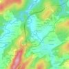 Mapa topográfico Froilán, altitude, relevo