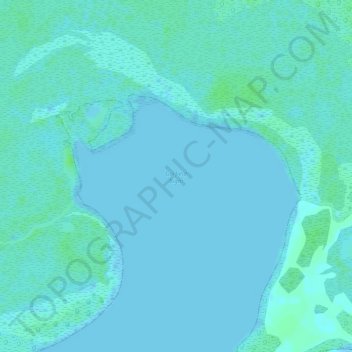 Mapa topográfico Garfield Bight, altitude, relevo