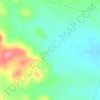Mapa topográfico El Algarrobo, altitude, relevo