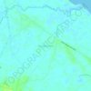 Mapa topográfico Gambus Laut, altitude, relevo