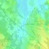 Mapa topográfico Eyran, altitude, relevo