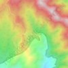 Mapa topográfico Nanna Nanggala, altitude, relevo