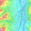 Mapa topográfico Borgonuovo, altitude, relevo