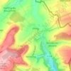 Mapa topográfico Trois Maisons, altitude, relevo