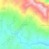 Mapa topográfico Sindanglaya, altitude, relevo