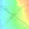 Mapa topográfico Enace II, altitude, relevo
