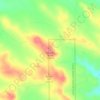 Mapa topográfico Gardner Butte, altitude, relevo