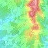 Mapa topográfico Vide, altitude, relevo