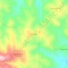 Mapa topográfico Fazenda Bela Vista, altitude, relevo
