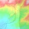 Mapa topográfico Seulawah, altitude, relevo