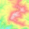 Mapa topográfico Cabreira, altitude, relevo