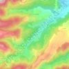 Mapa topográfico Passebarrial, altitude, relevo