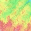 Mapa topográfico La Chezotte, altitude, relevo