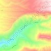 Mapa topográfico Parca, altitude, relevo