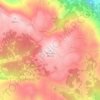 Mapa topográfico Morgair, altitude, relevo