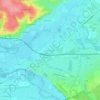 Mapa topográfico La Chaume, altitude, relevo