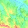 Mapa topográfico Milleau, altitude, relevo