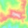 Mapa topográfico Buntu Talimbangan, altitude, relevo
