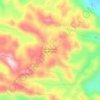 Mapa topográfico São Sebastião da Boa Vista, altitude, relevo