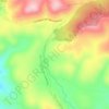 Mapa topográfico Venta del Robledo, altitude, relevo