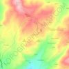 Mapa topográfico Vilariño Frío, altitude, relevo