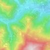 Mapa topográfico San Mauro, altitude, relevo