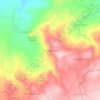 Mapa topográfico Batunyana, altitude, relevo