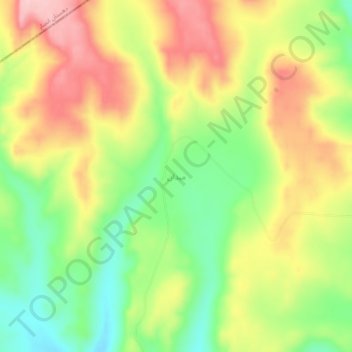 Mapa topográfico Meydan, altitude, relevo