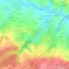 Mapa topográfico Le Moustoir, altitude, relevo