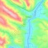 Mapa topográfico Cheira, altitude, relevo