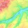 Mapa topográfico Les Vautioux, altitude, relevo