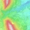 Mapa topográfico Bouthoui, altitude, relevo