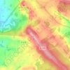 Mapa topográfico Les Minières, altitude, relevo