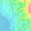 Mapa topográfico Miraverde, altitude, relevo