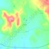 Mapa topográfico Almojanda, altitude, relevo