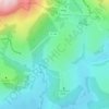 Mapa topográfico Vassivière, altitude, relevo
