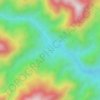 Mapa topográfico Tincabeni, altitude, relevo