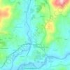 Mapa topográfico Vilarinho, altitude, relevo