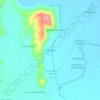 Mapa topográfico Santa Ama, altitude, relevo