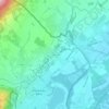 Mapa topográfico Vésenex, altitude, relevo