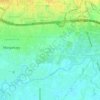 Mapa topográfico Cangkuang Wetan, altitude, relevo