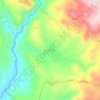 Mapa topográfico Fornos de Ledra, altitude, relevo
