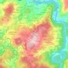 Mapa topográfico Facho, altitude, relevo