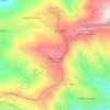 Mapa topográfico Vale Serrão, altitude, relevo