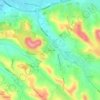 Mapa topográfico La Vène, altitude, relevo