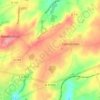 Mapa topográfico La Mignarderie, altitude, relevo