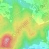 Mapa topográfico Valiños, altitude, relevo