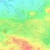 Mapa topográfico Le Ménage, altitude, relevo